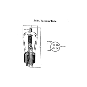 Western Electric 262A Vacuum Tube Data Sheet