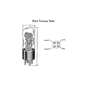 Western Electric 264A Vacuum Tube Data Sheet