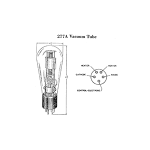 Western Electric 277A Vacuum Tube Data Sheet