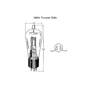 Western Electric 280A Vacuum Tube Data Sheet