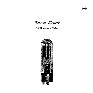 Western Electric 308B Vacuum Tube Data Sheet