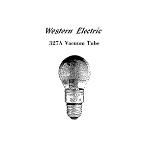 Western Electric 327A Vacuum Tube Data Sheet