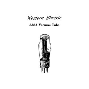 Western Electric 338A Vacuum Tube Data Sheet