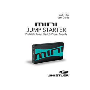 Whistler WJS-1800 MINI Jump Starter User Guide