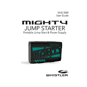 Whistler WJS-3500 MIGHTY Jump Starter User Guide