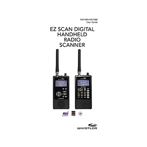 Whistler WS1080 Digital Handheld Radio Scanner User Guide