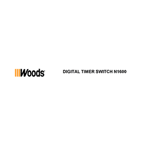 Woods 49025 - N1600 In-Wall Digital Switch Timer Instruction Manual