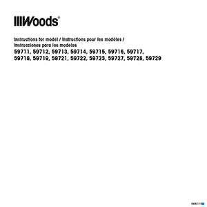 Woods 59721 In-Wall Countdown Timer Instruction Manual