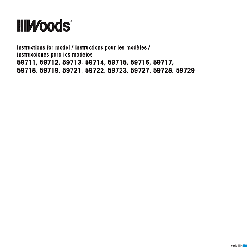 Woods 59729 In-Wall Countdown Timer Instruction Manual