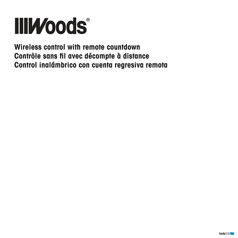 Woods 59781 Wireless Remote Control Instruction Manual