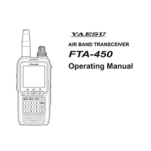 Yaesu FTA-450 Air-Band Transceiver Operating Manual