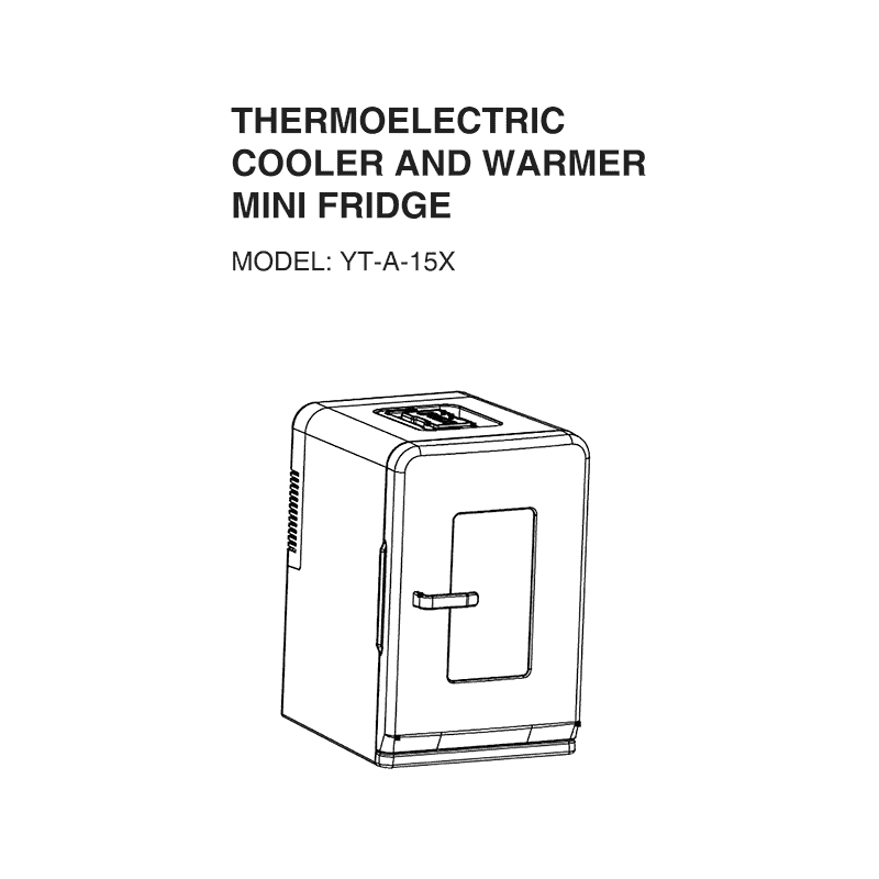 YT-A-15X Mini Fridge User Manual